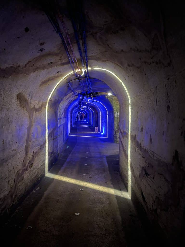 pommery light scuplture landscape